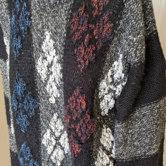 VINTAGE dad grandpa wool blend knit sweater - Picture 3 of 8